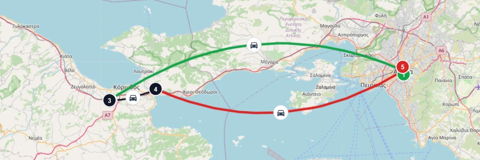 Ancient Corinth and Canal Discovery