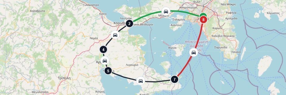 Mycenae and Poros Island Tour