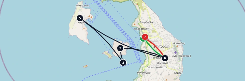 Santorini Volcano and Hot Springs Cruise