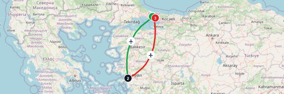 Izmir and Ephesus Heritage Flight Escape