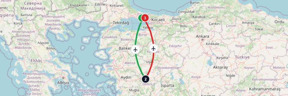 Aphrodisias and Pamukkale Heritage Flight Escape