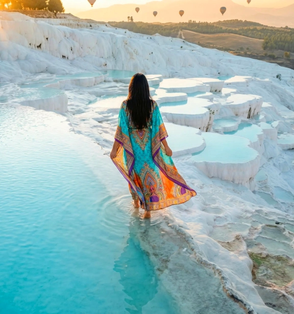 Pamukkale White Travertines