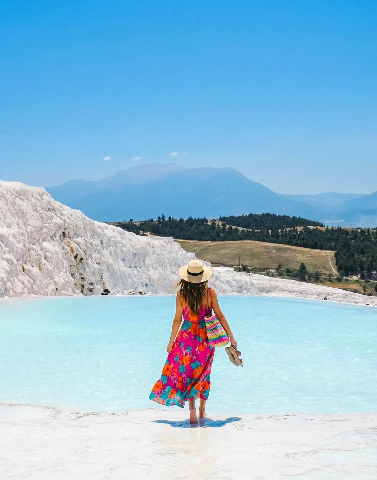 Pamukkale White Travertines