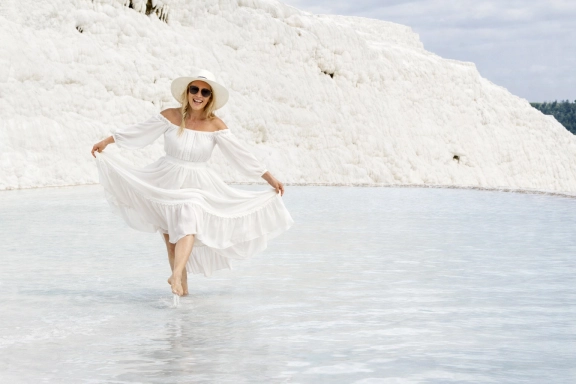 Pamukkale White Travertines