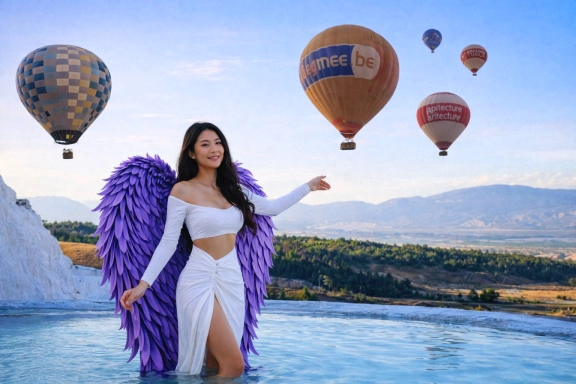 Pamukkale White Travertines