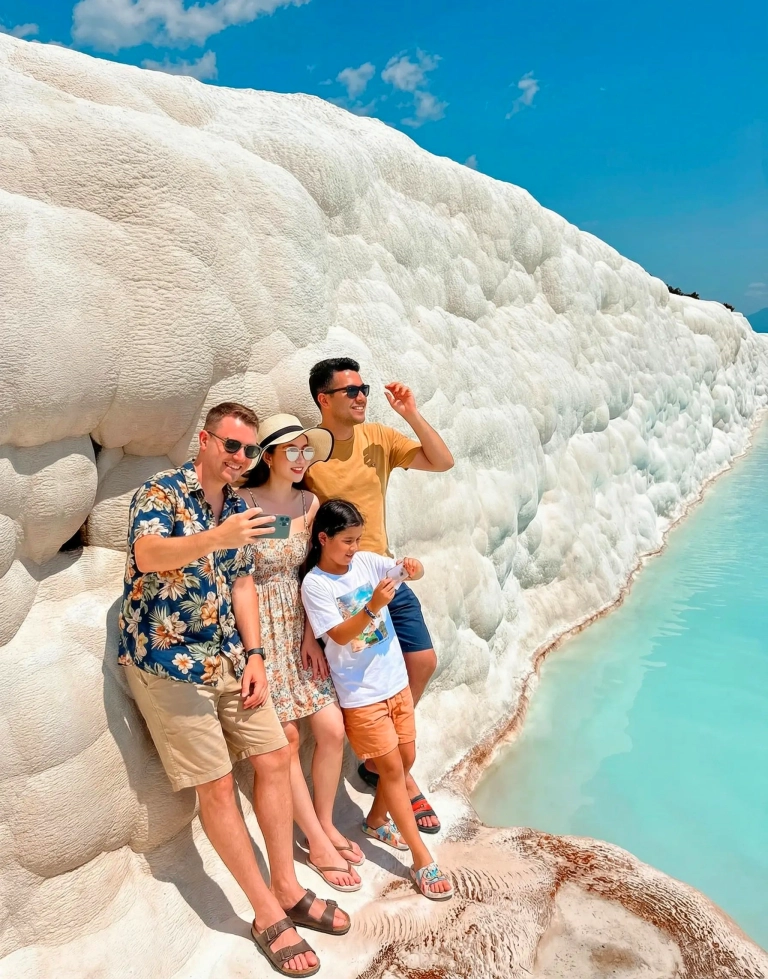 Pamukkale White Travertines