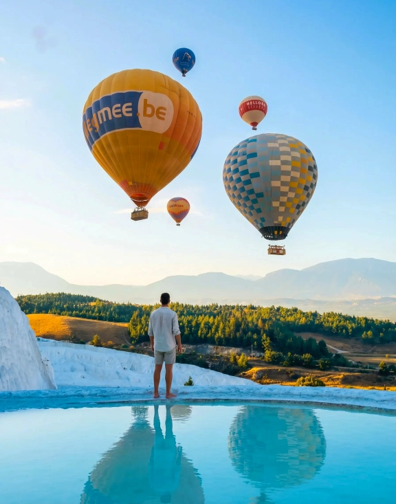 Pamukkale White Travertines