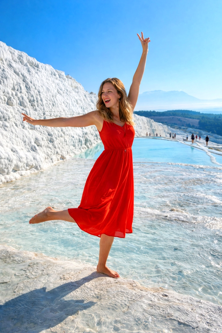 Pamukkale White Travertines